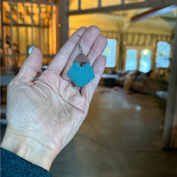 Handmade Tassel Earrings - Picture 6 of 6